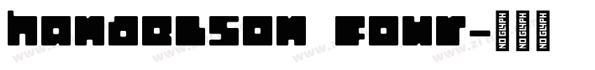 handelson four字体转换